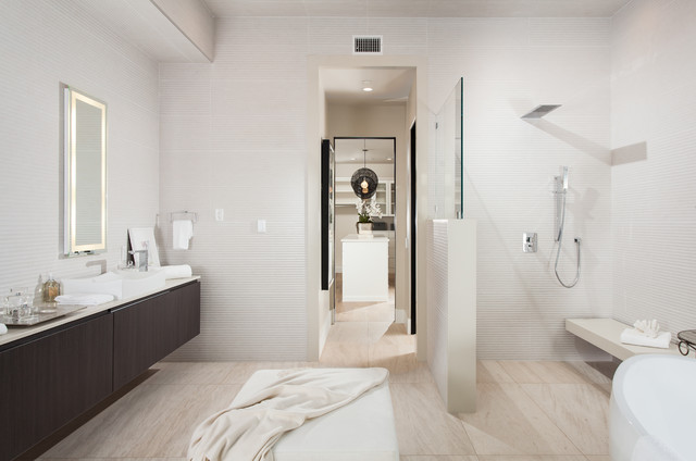Beach View modern-badezimmer