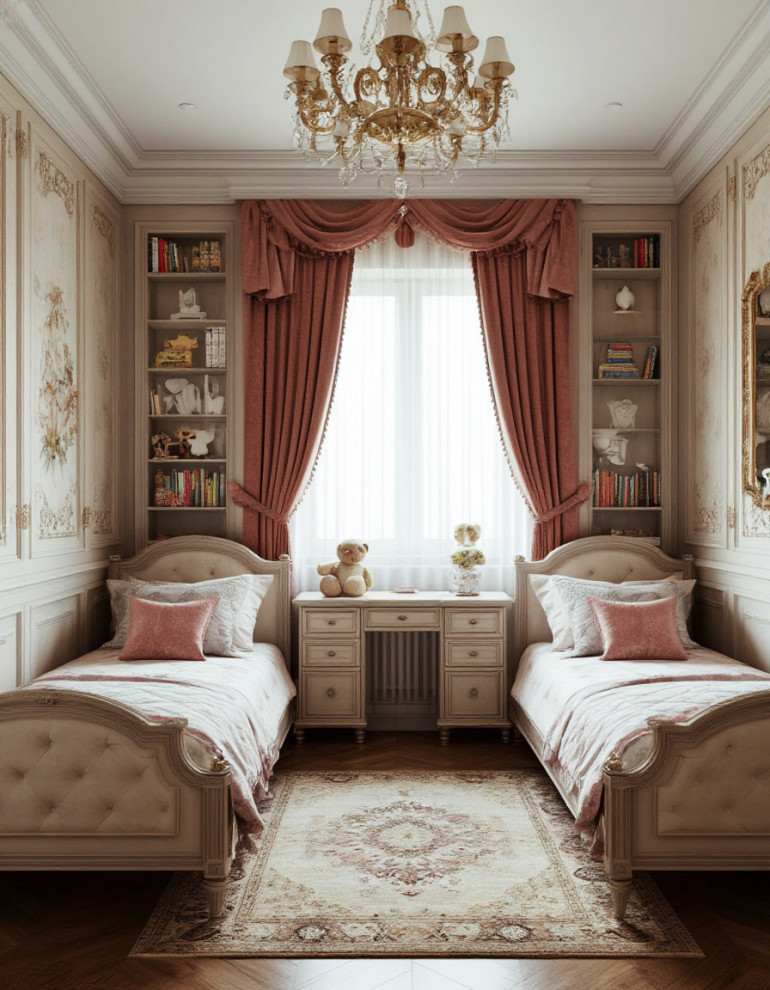 Визуализация детской комнаты в различных стилях