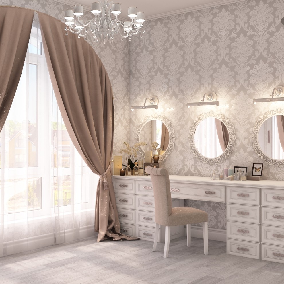 Комнаты в доме с элементами классического стиля