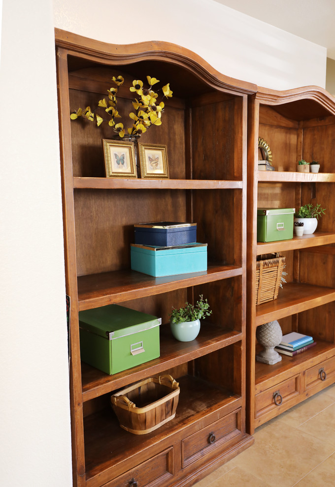 Inspiration for a transitional home design remodel in Phoenix