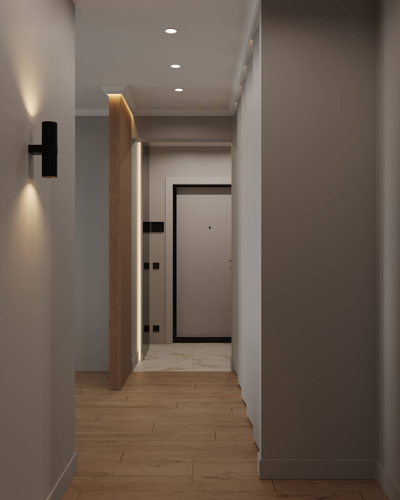 Кухня-гостиная (четырехкомнатная квартира в ЖК "Илмари", Пенза)