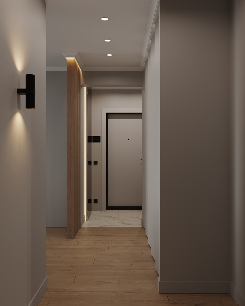 Кухня-гостиная (четырехкомнатная квартира в ЖК "Илмари", Пенза)