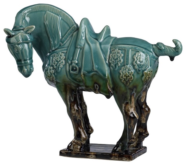 Cyan Design Sculptural Variegated Chinese Horse