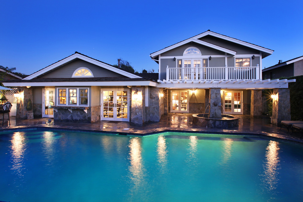 Pools Traditional Pool Orange County by V.I.Photography & Design