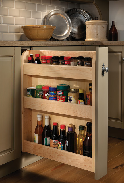 Base Pull Out Spice Rack Kitchen Other By Wood Mode Fine
