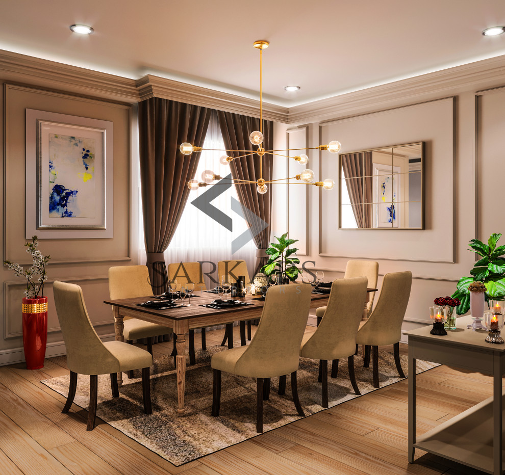 Minimalist dining room photo in Toronto