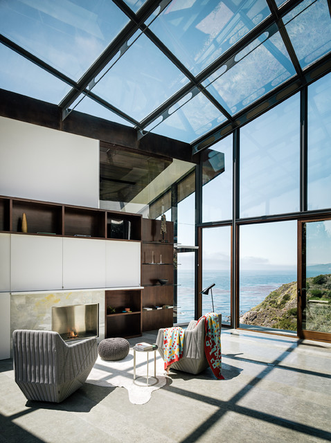 Fall House contemporary-vardagsrum