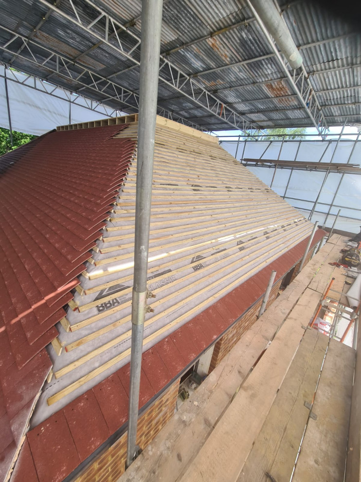 Roof in Progress
