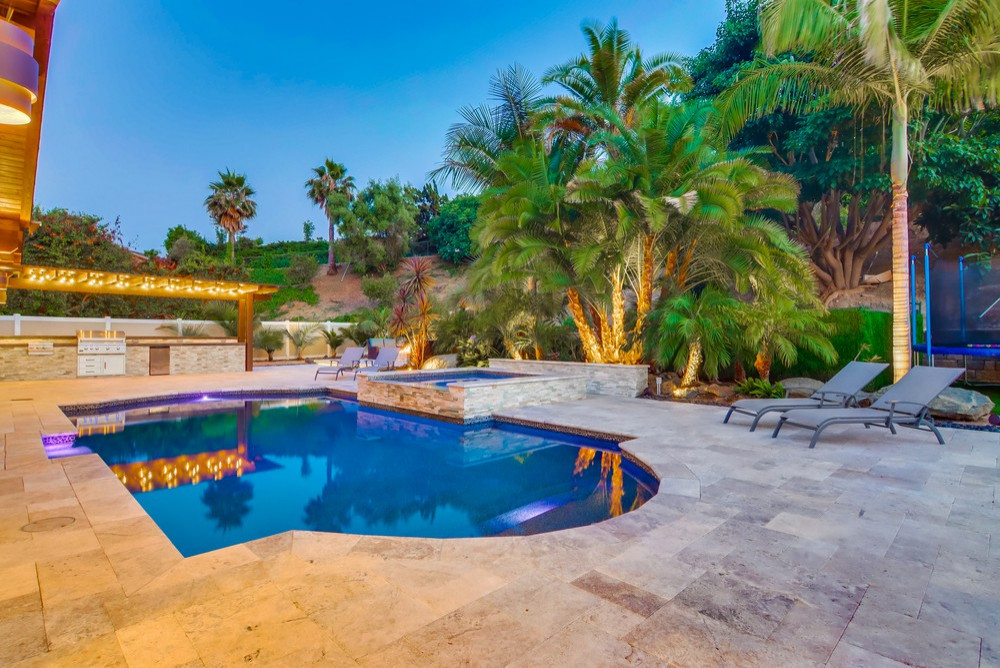 San Diego_Back Yard Shade Structure / Oasis  (Pool/Spa by The Pool Kings)