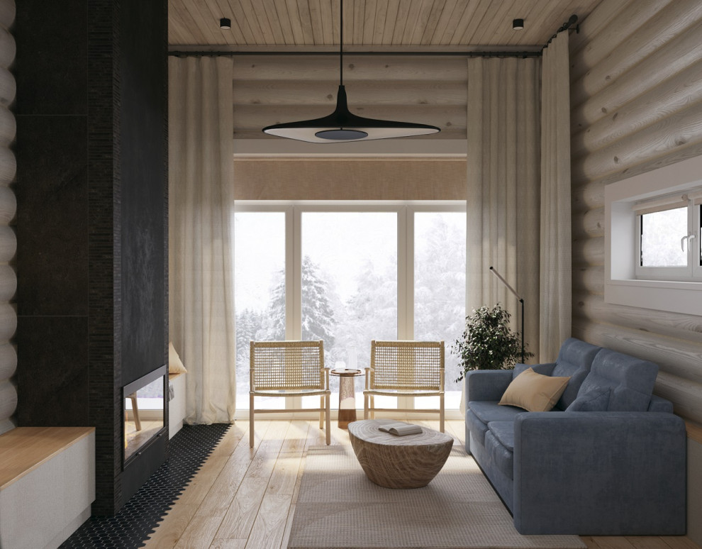 Дом из оцилиндрованного бревна г.Киров