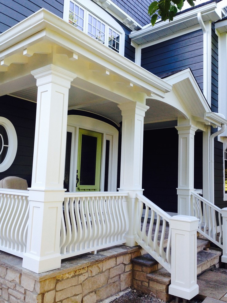 Exterior Millwork Craftsman Porch Toronto by Old World Woodworking & Millwork Inc.