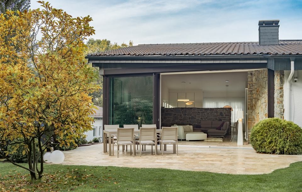 Skandinavischer Patio in Frankfurt am Main