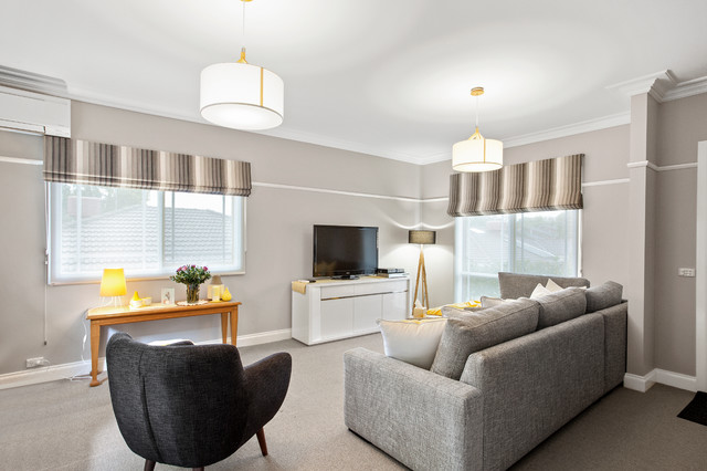 Suffolk Rd trendy-dagligstue