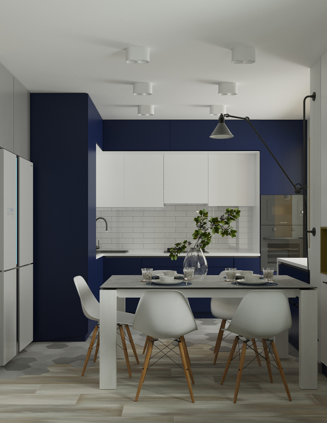 Проект 3-х комнатной квартиры в ЖК "Красный Бор"