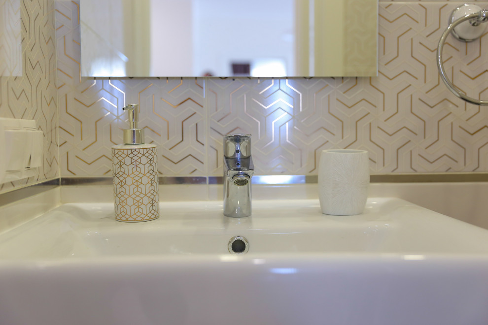 Современная квартира в мягких цветах