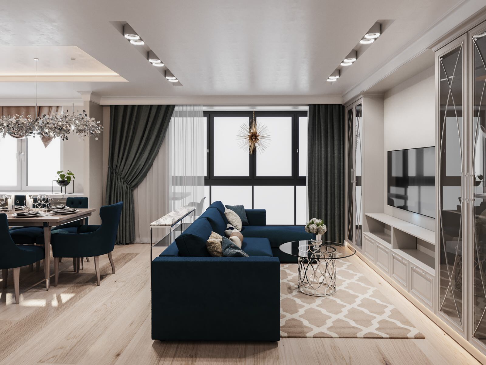 Светлая квартира в центральном районе