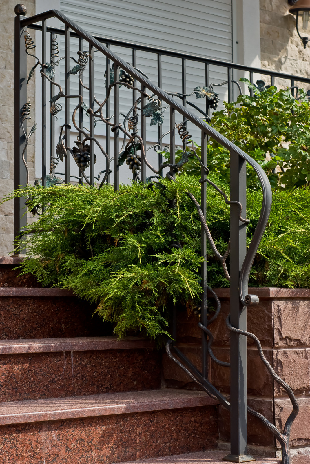 Перильное ограждение в растительном стиле