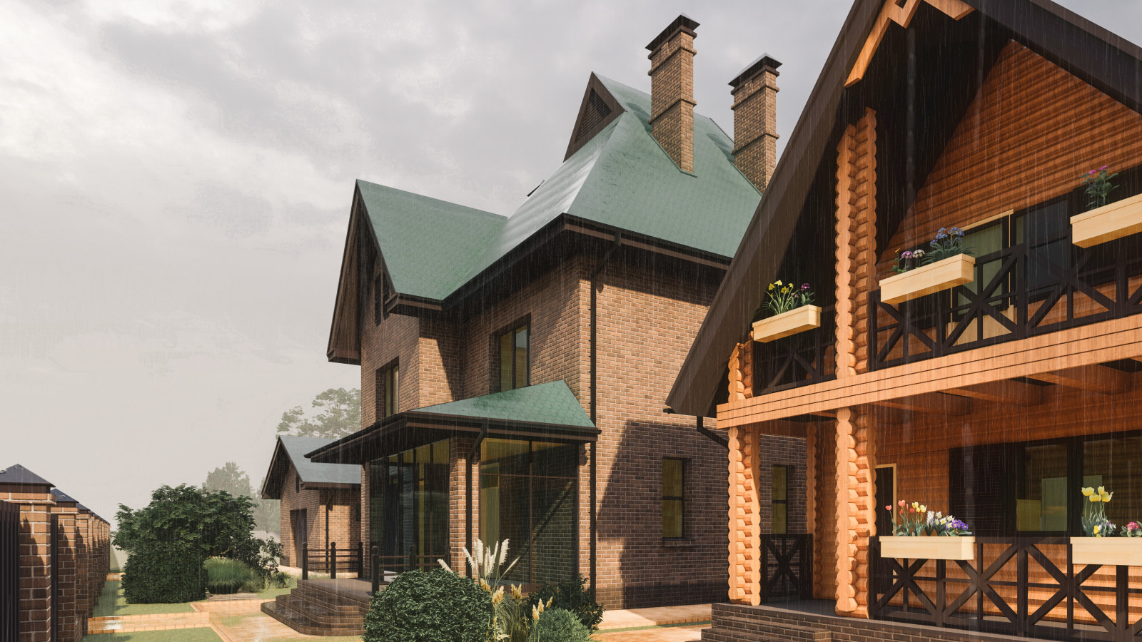 Усадебный комплекс в пригороде Барнаула