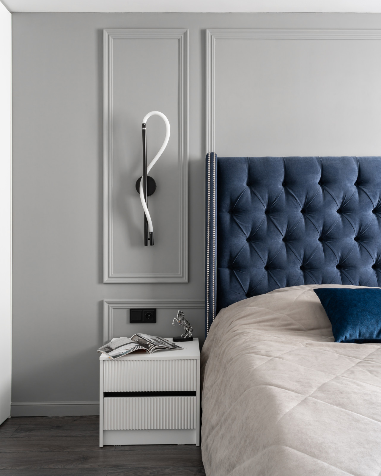 Съемка интерьера спальни в ЖК "Золотой Луч", г. Челябинск