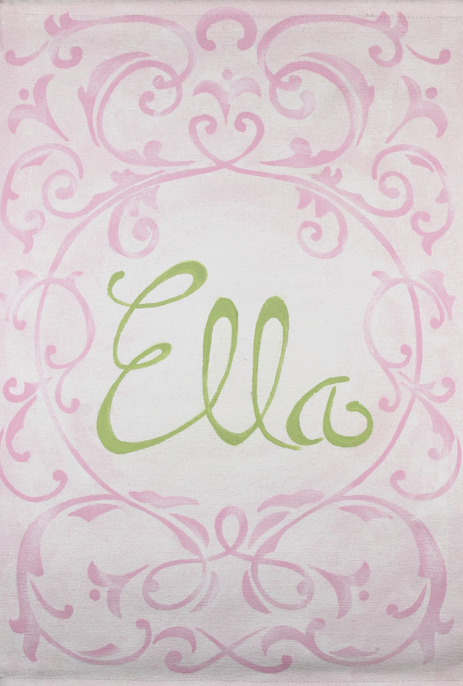 Pink Personalized Wall Hanging