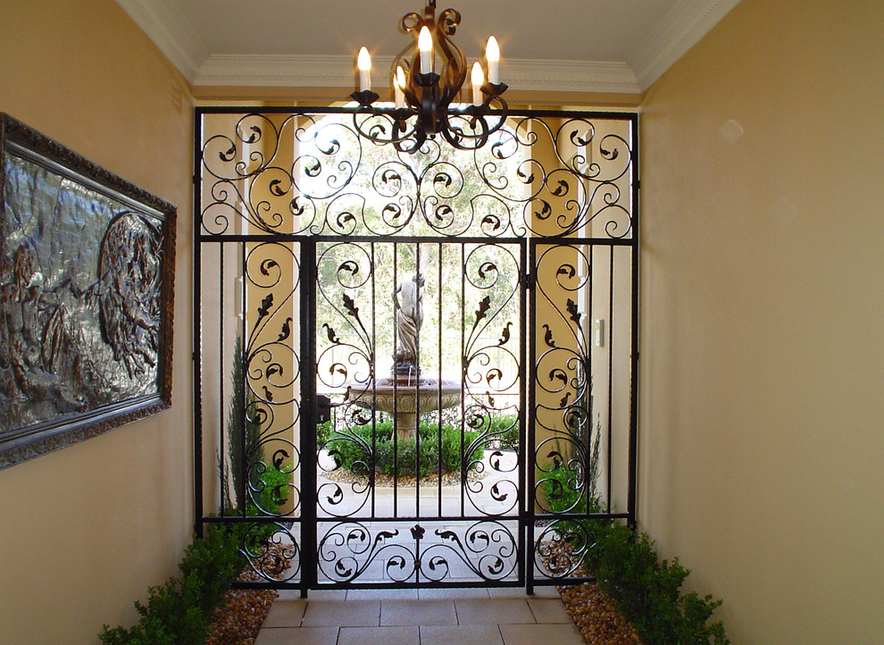 This is an example of a mediterranean entryway in Sydney.