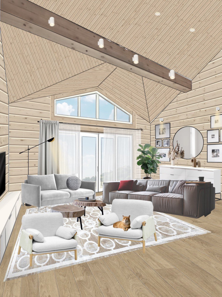 SUNWOOD | Интерьер дома из бруса ТСН "Солнечная поляна"