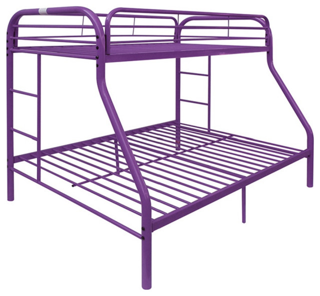 ACM-02053PU, ACME Tritan Twin/Full Bunk Bed, Purple