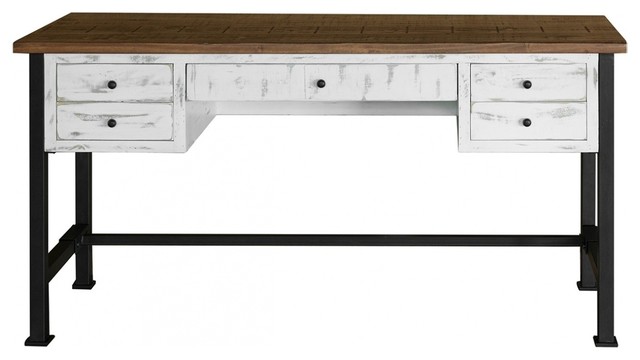 Anton Distressed Desk Farmhouse Desks And Hutches By Anton Distressed Desk Farmhouse