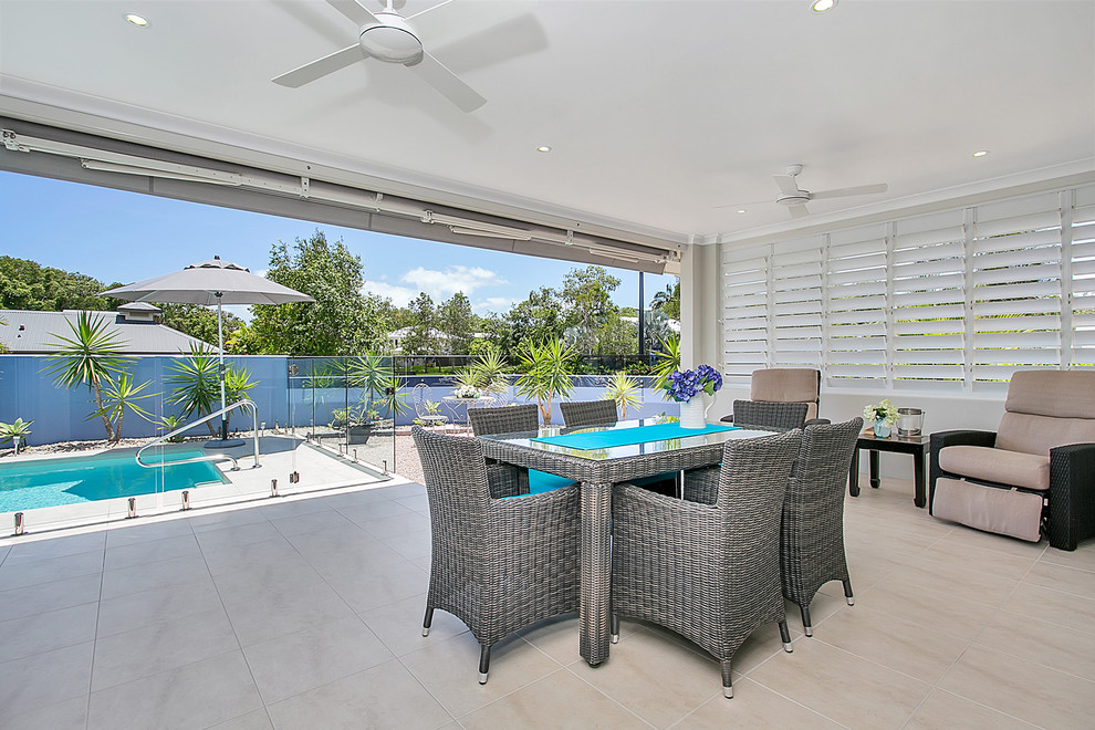 Inspiration for a beach style verandah in Cairns.