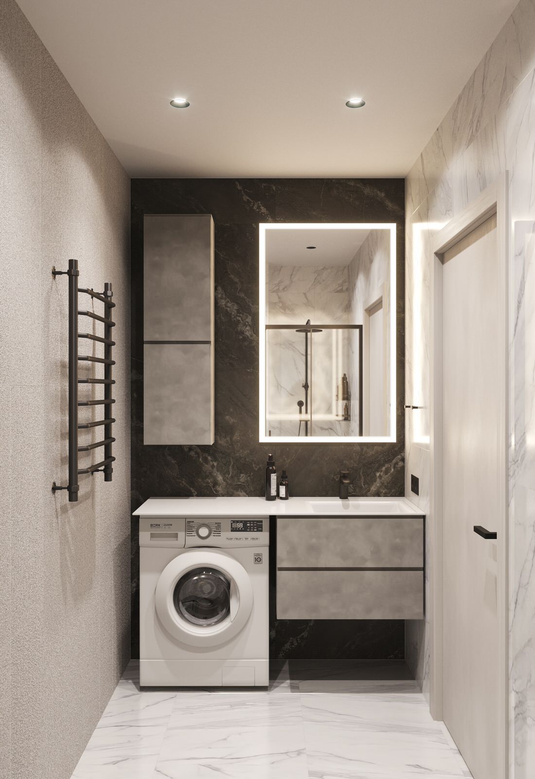 Визуализация интерьера. Квартира в жилом комплексе "Легенда Героев”