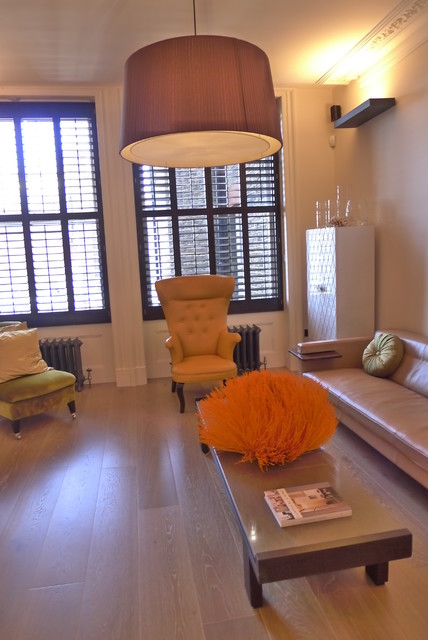Cadogan Square contemporary-living-room