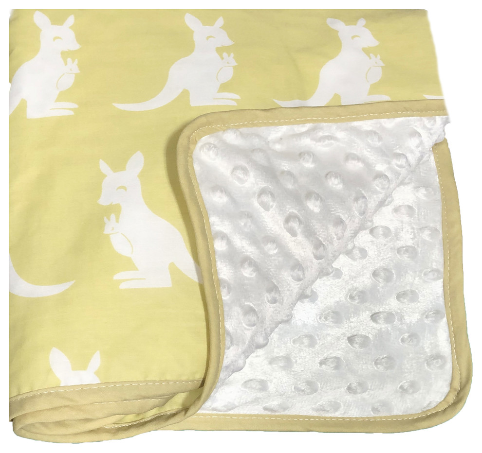 Kangaroo Baby Blanket Contemporary Baby Blankets by Pam Grace