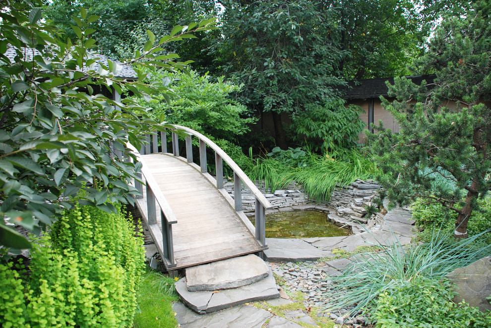 Стильный сад в КП "Поселок Художников"