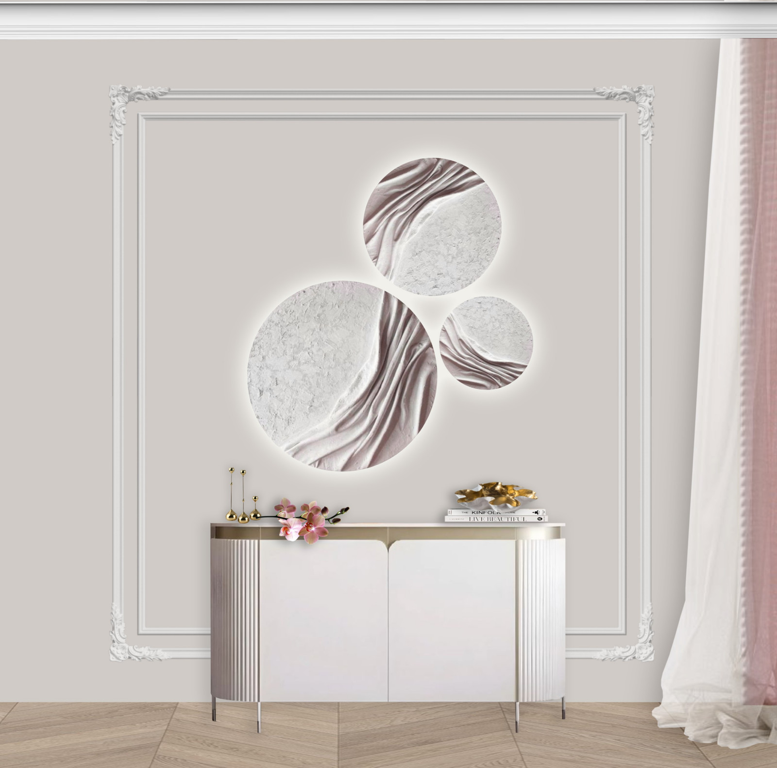 Стилевой коллаж гостиной