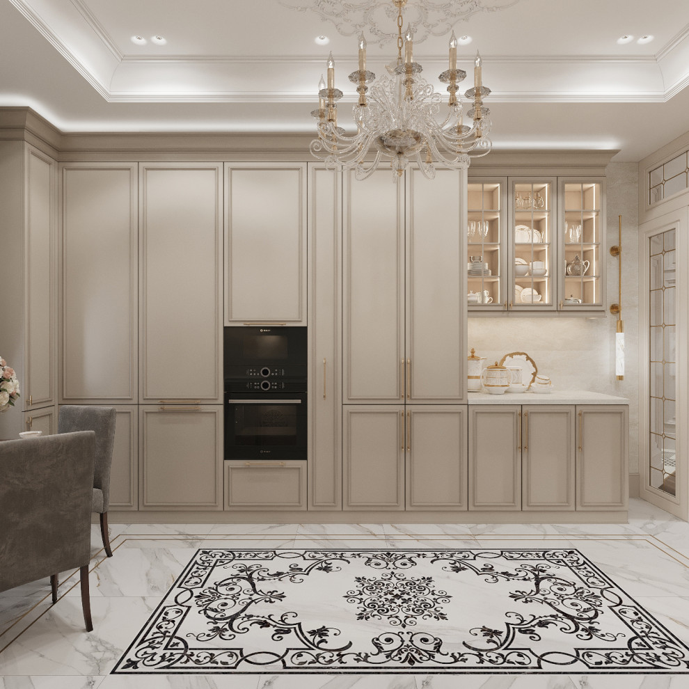 Интерьер кухни - гостиной . Таунхаус в КП " Образцово "