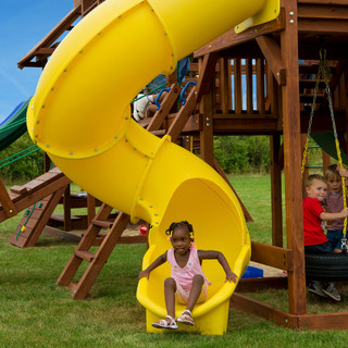 curved slide for playset