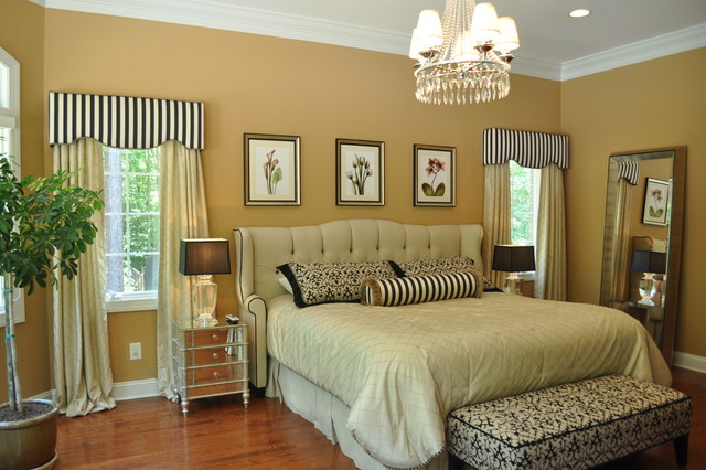 cornices - traditional - bedroom - raleigh -jsh designs