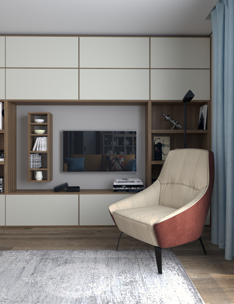 Яркая терракотовая линия