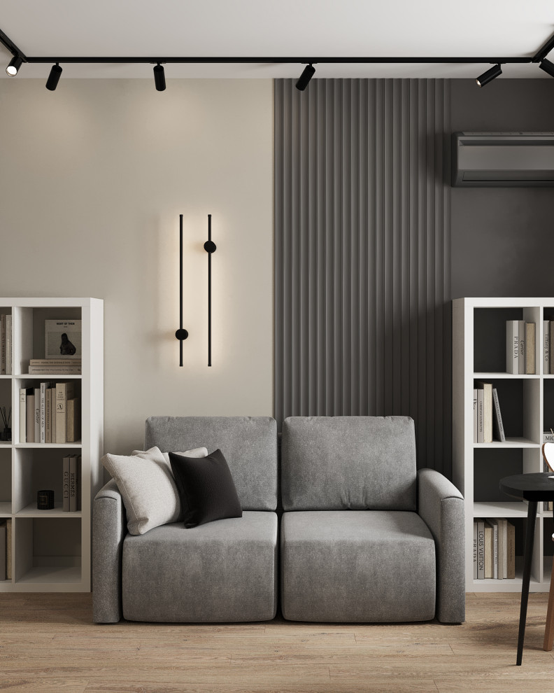 Интерьер однокомнатной квартиры под сдачу