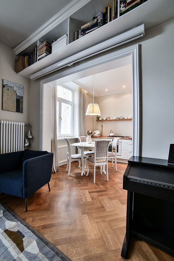 Из двушки в трешку. Квартира для семьи с детьми в центре Москвы.