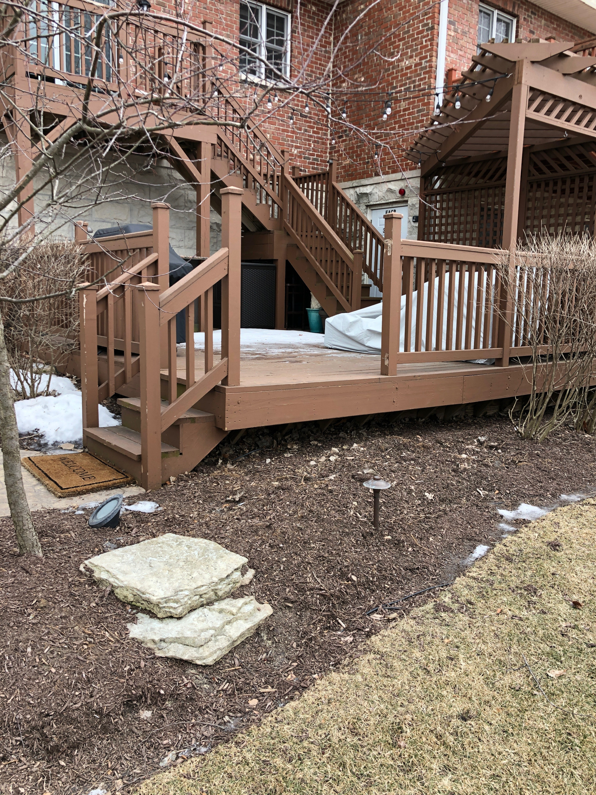 Natural Deck Stairs