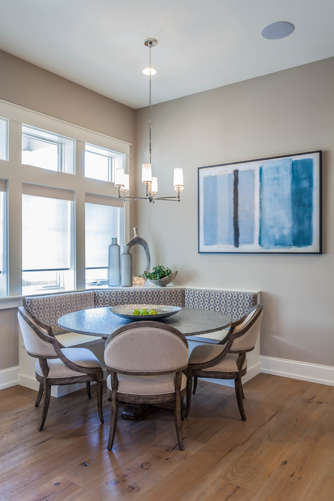 Inspiration for a transitional dining room remodel in Grand Rapids