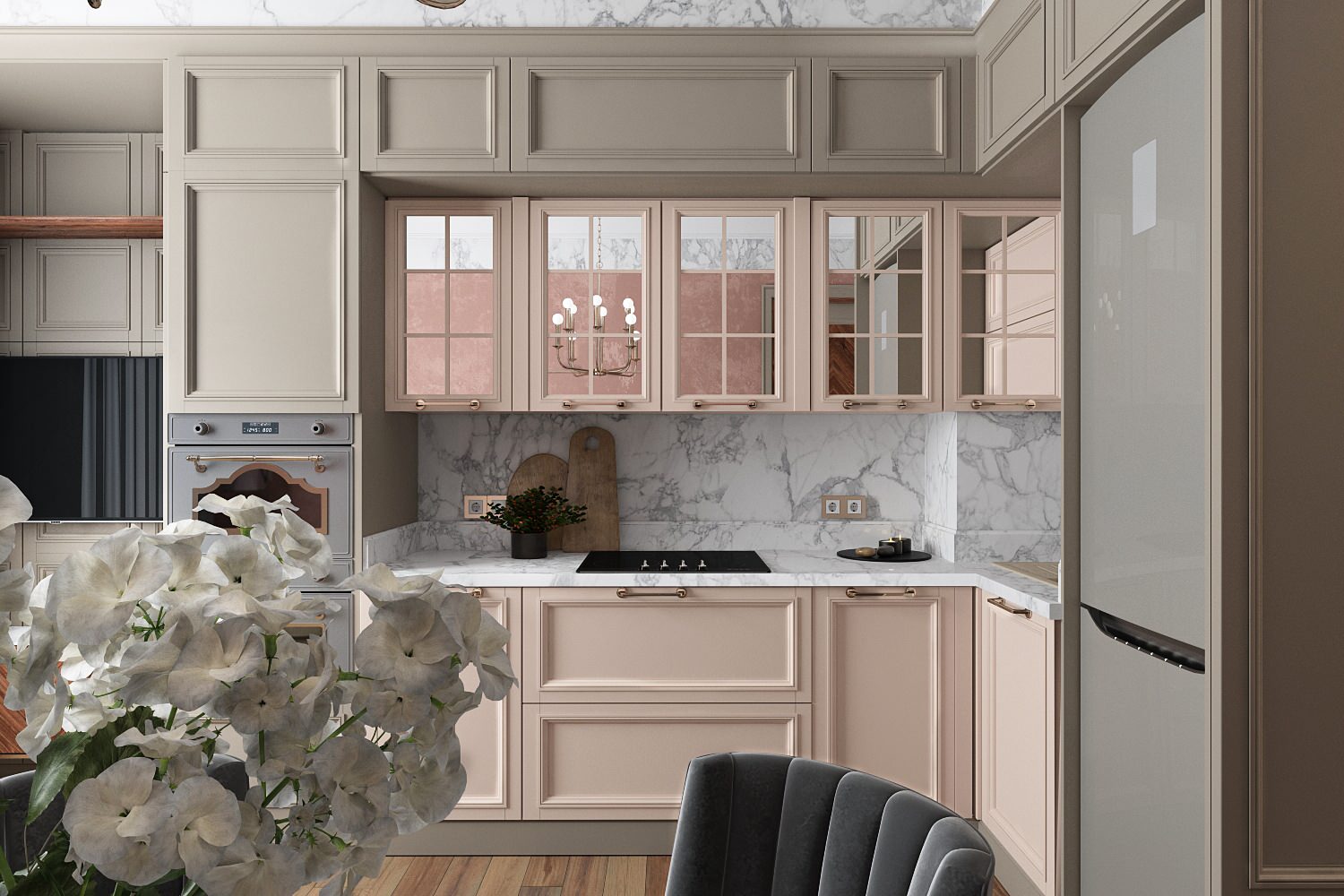 Bilocale elegante in stile  neoclassico