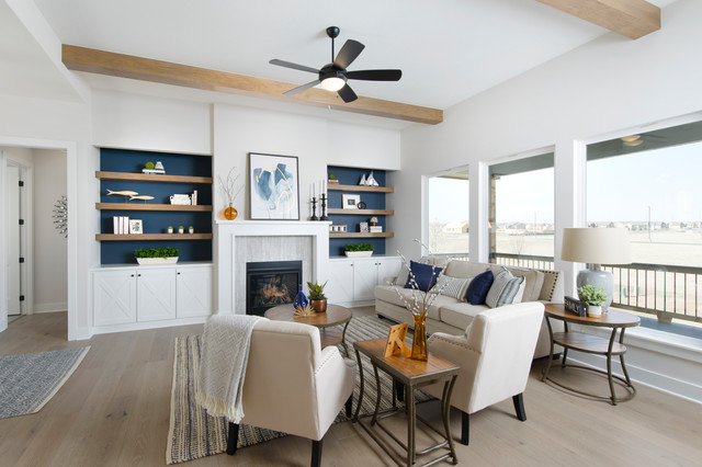 Contemporary transitional-living-room