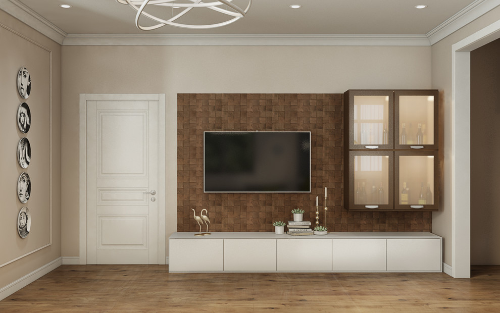 Кухня-гостиная. Визуализация