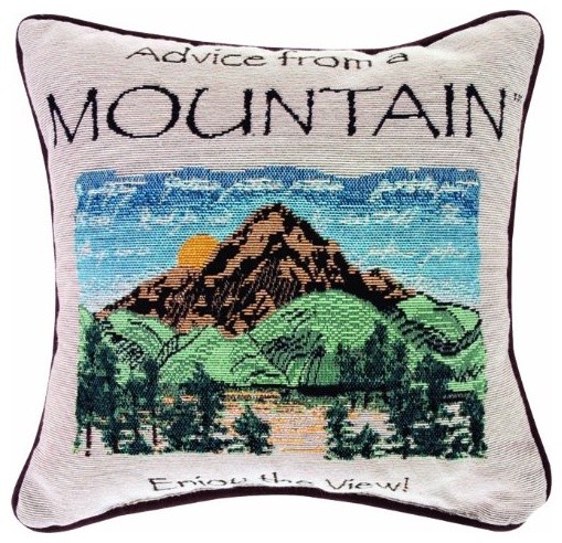 Advice From A Mountain Ytn 12 Pill Rustic Decorative Pillows