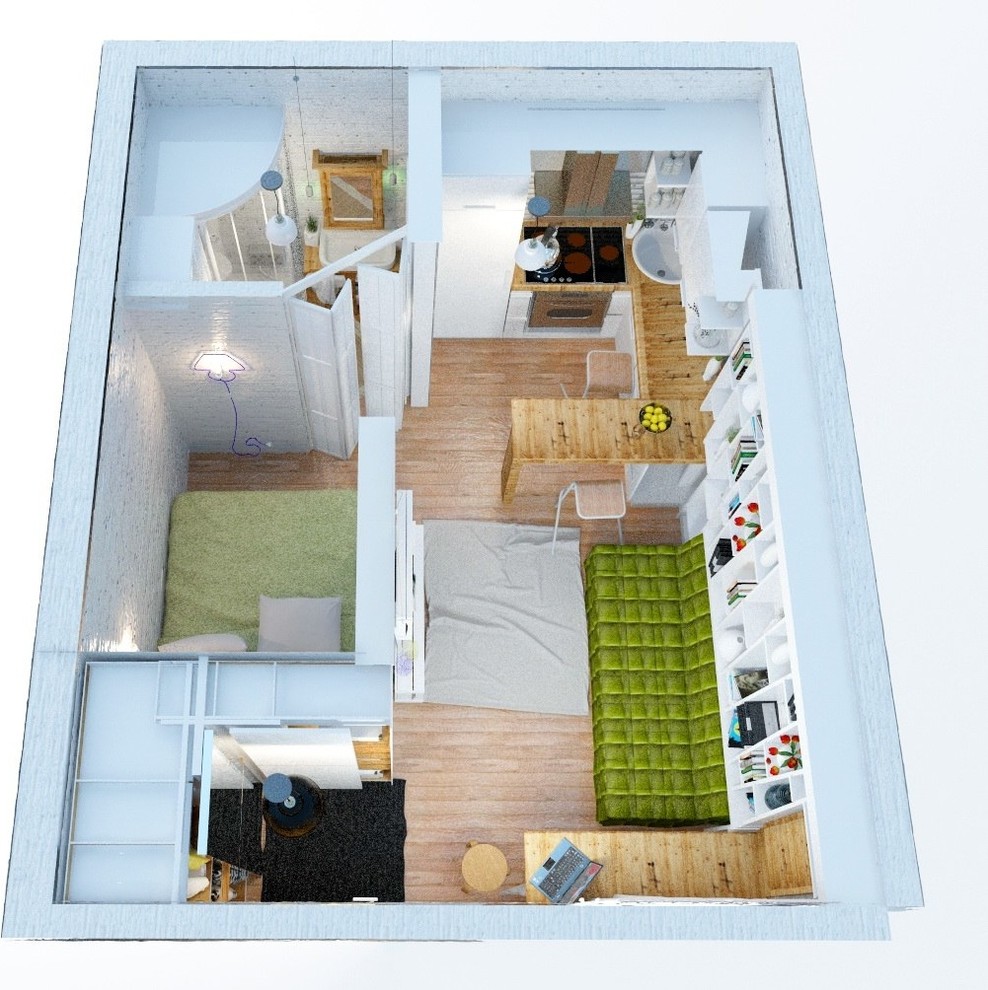 домик для отдыха 20 кв м