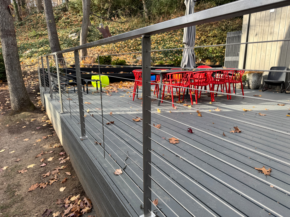 Riverdale, The Bronx, NY  oversized deck