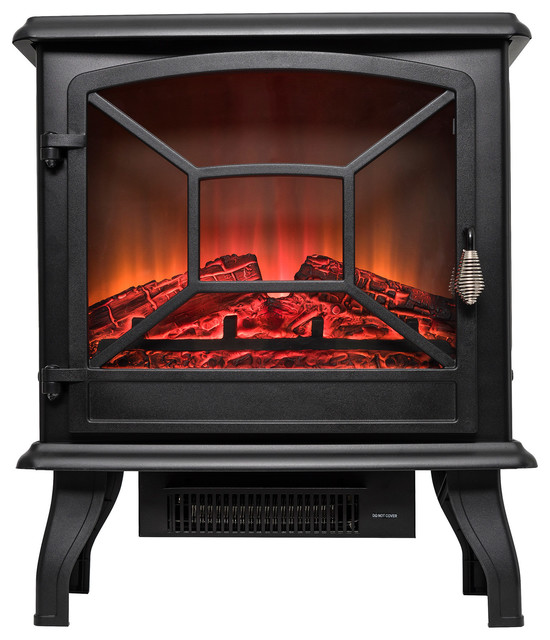 AKDY 20" Freestanding Portable Electric Fireplace 3D Flames Firebox