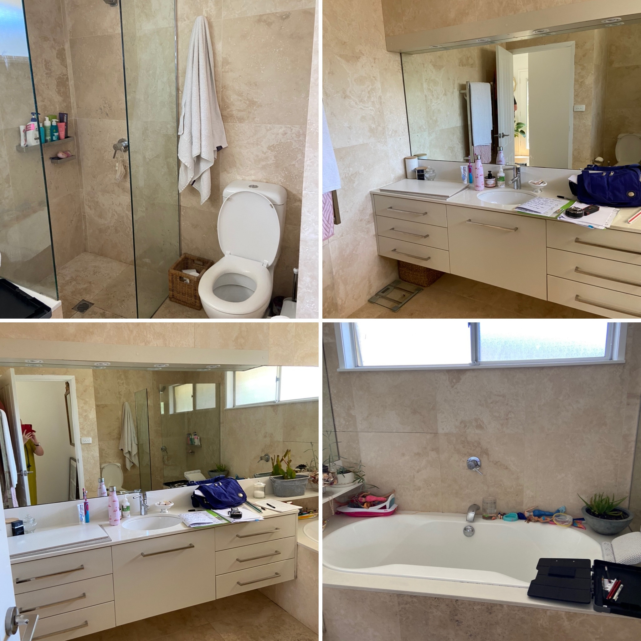 FIX OUR BROKEN BATHROOM PLEASE